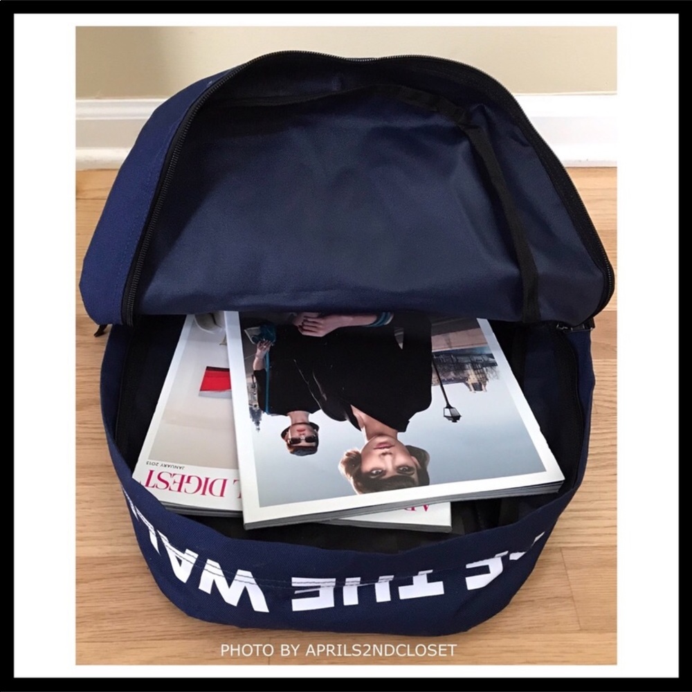 VANS LOGO SKATER LARGE CAMPUS TRAVEL BACKPACK - Picture 7 of 8